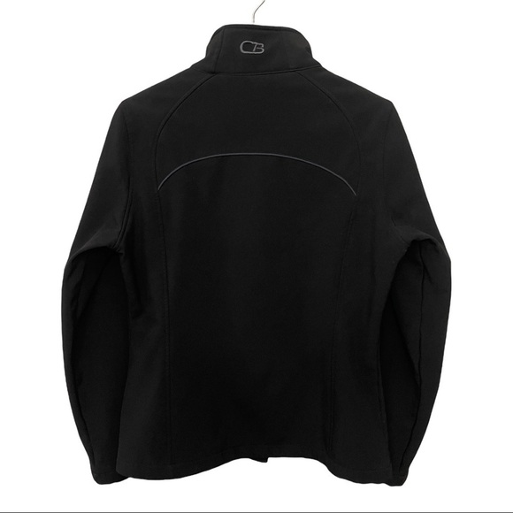 CB Sports Black Softshell Outdoor Ski Hiking Snow Water Resistant Winter Jacket - Picture 2 of 8